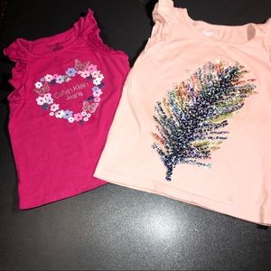 Calvin Klein pink & Crazy 8 size 4 lot / bundle